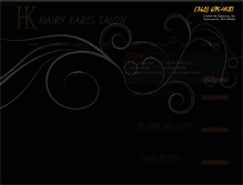 Tablet Screenshot of hairykaris.com